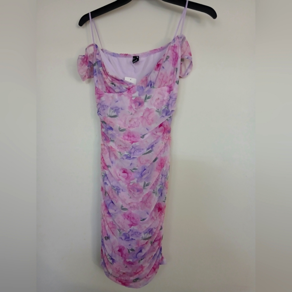 Windsor Pink Floral Mini Dress: S